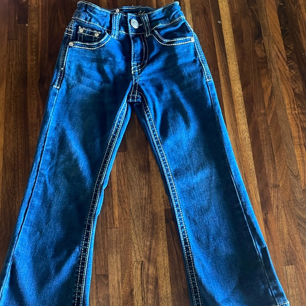 Soft dark denim jeans